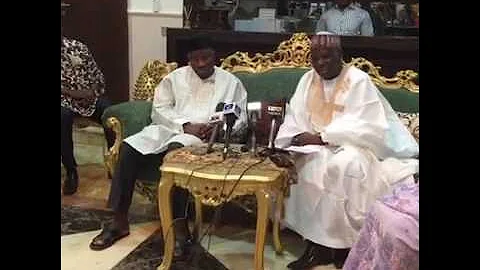 PDP Leaders meets with Goodluck Jonathan to end Crisis