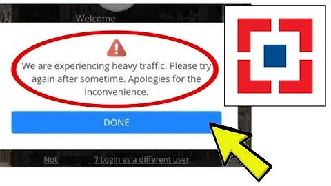How To Fix HDFC Bank App We are experiencing heavy traffic. Please try again after sometime Problem