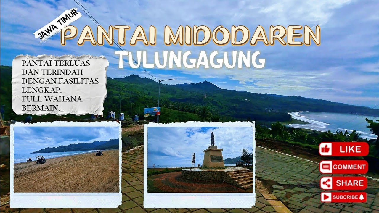 Inilah Pantai Yang Menjadi Primadona Wisata Di Tulungagung - Pantai Midodaren ‼️
