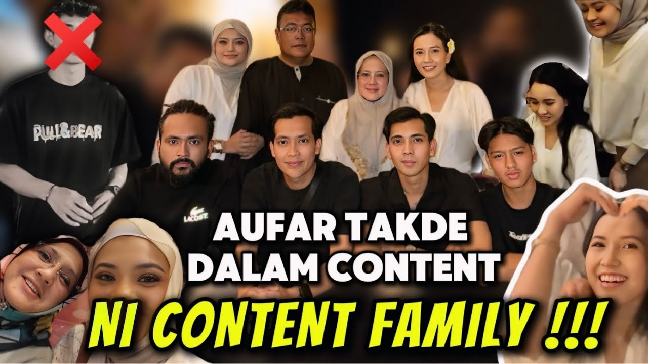 REVEAL SEMUA FAMILY DALAM CONTENT ! TIQAH BUKAN DARI FAMILY NI ???!!!