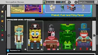 All 6 Official Spongebob Minecraft Biomes Skins! (The SpongeBob Movie: Search for SquarePants) screenshot 4