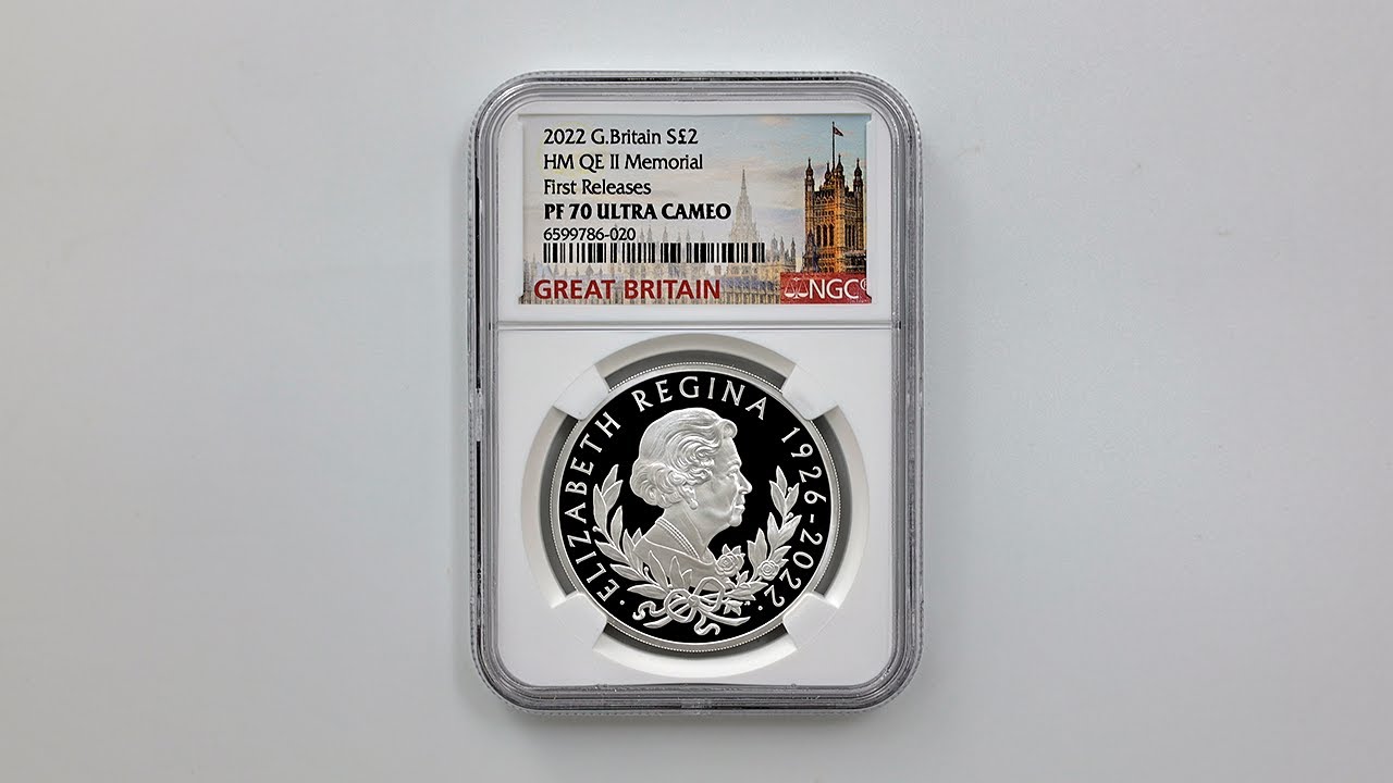2022 イギリス エリザベス2世女王 追悼 2ポンド 銀貨 PF70 UC イギリス 2022 エリザベス2世 2ポンド 銀貨 NGC PF 70 ULTRA CAMEO