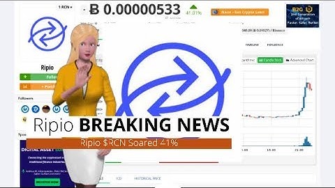 Cryptocurrency Ripio $RCN Surges 41% In the Past Day