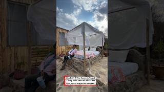A TINY HOUSE WITH AN OUTDOOR BEDROOM / STAR BED 100% offgrid #property #realestate #offgridlife