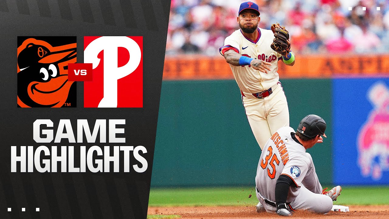Orioles vs. Phillies Game Highlights (8/6/25) | MLB Highlights