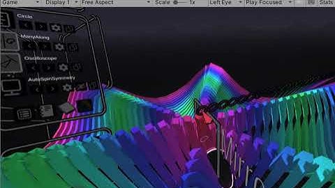 Open Brush: testing symmetry plugins