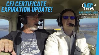The FAA Makes a Big Change to CFI Certificate Expirations