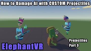 How to damage AI with custom projectiles in rec room | Projectiles part 3
