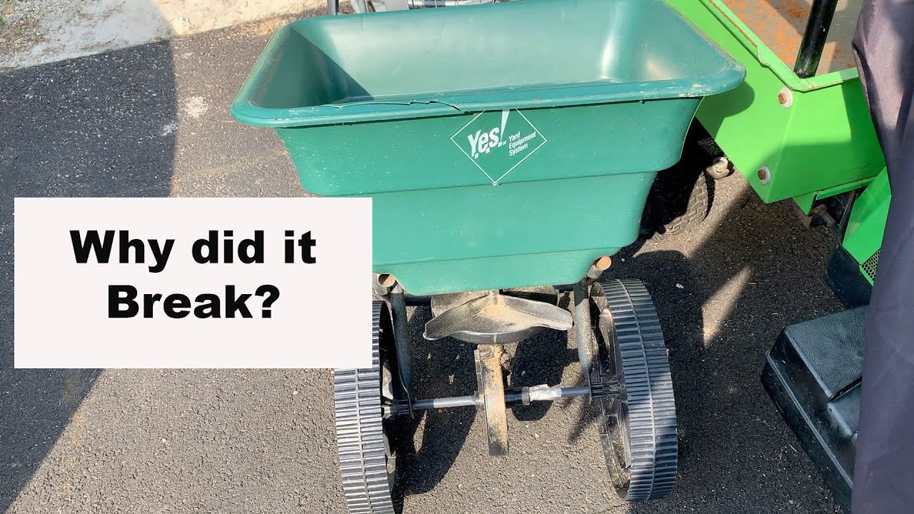 Troubleshooting A Broken Broadcast Spreader Won't Spin YouTube