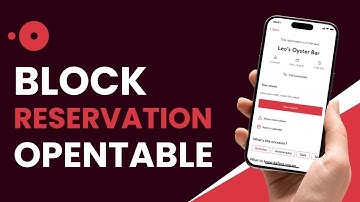 How to Block Reservations on OpenTable !