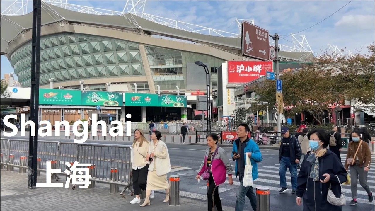 Shanghai, चीन | Shanyin Road | ऐतिहासिक पैदल यात्रा 4K