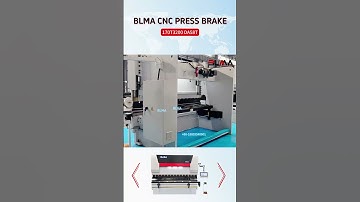 170T CNC Press Brake | DA58T Controller | BLMA Machine Test