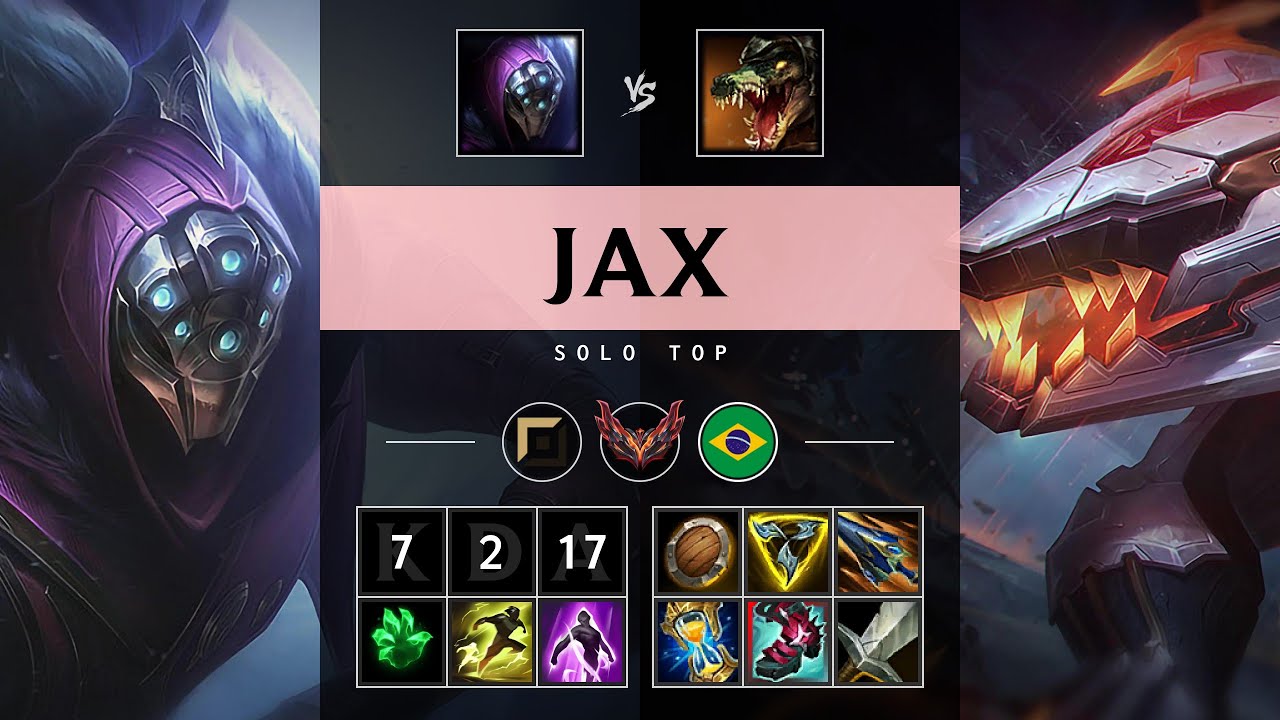 Jax Top vs Renekton - BR Grandmaster Patch 25.13