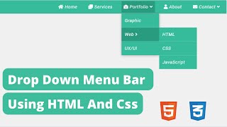 How To Make DropDown Menu Using HTML And CSS