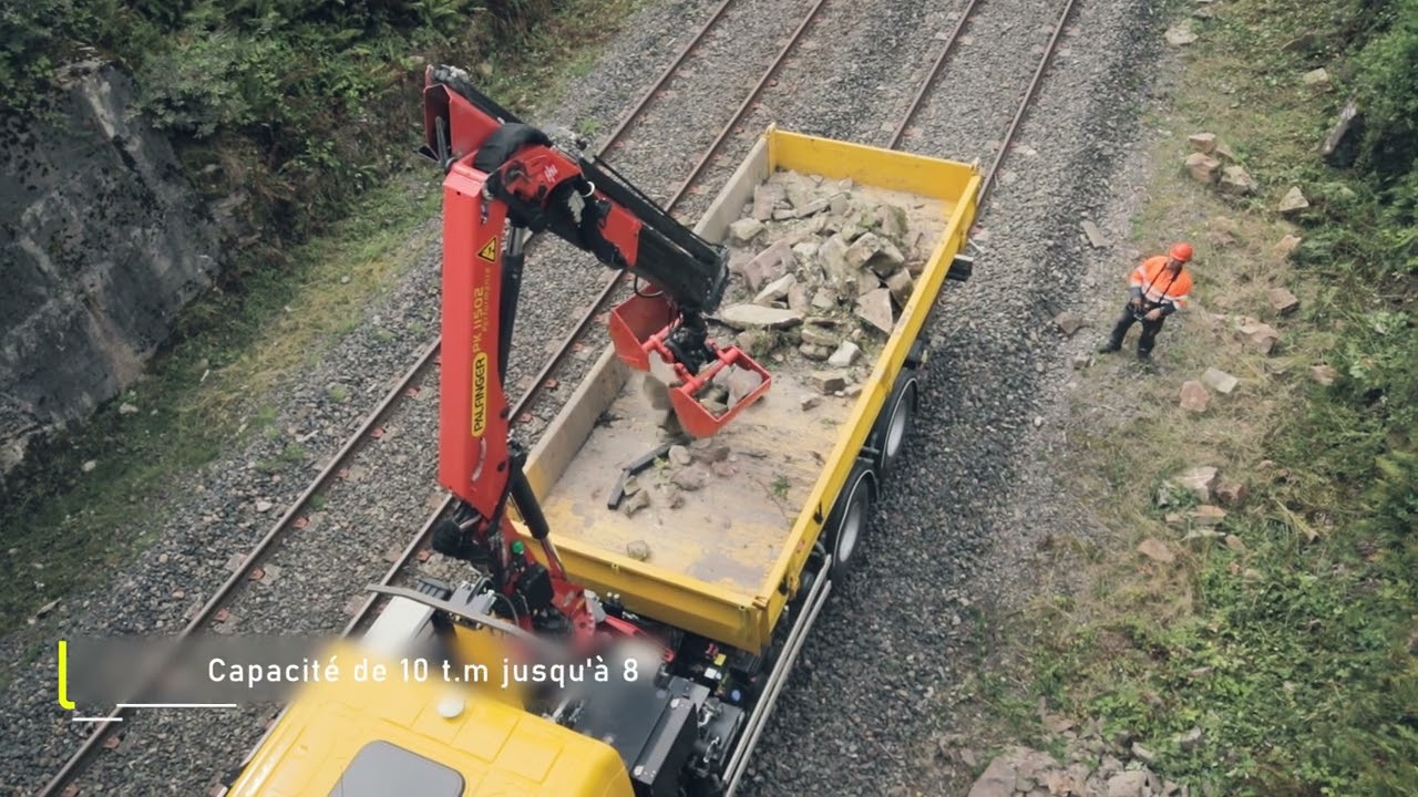 SEFA ENVIRONNEMENT - Camion rail-route V2R800 GEISMAR