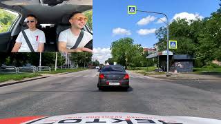 видео: Практика в ленинском районе, перекресток со смещением картинка: Практика в ленинском районе, перекресток со смещением