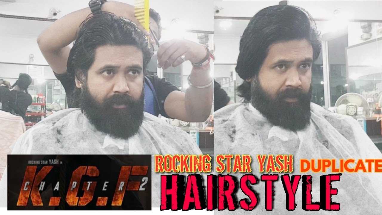 kgf Haircut: Quick, Simple, and Stylish | Yash kgf hairstyle | Yash kgf  hair transplant #kgf - YouTube