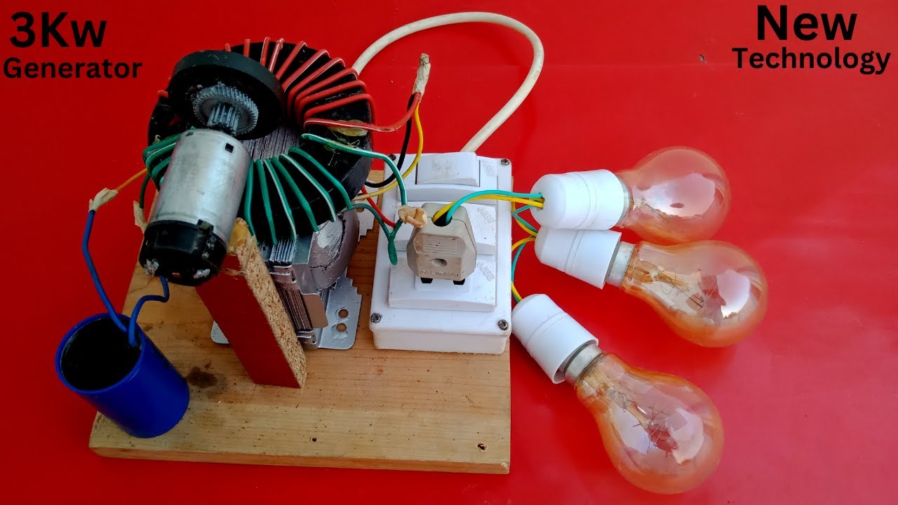 I make 220v free electricity generator with transformer & use