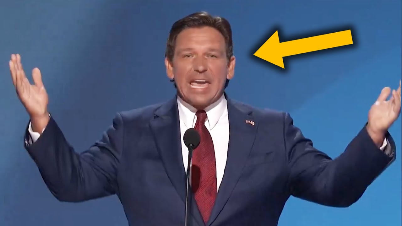 Pathetic voice-cracking DeSantis HUMILIATED at RNC