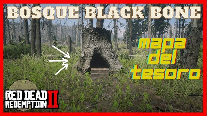 Red Dead Online Tesoro Este Cabaña Watson / East Watson's Treasure Map  Location 