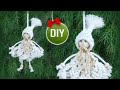 DIY Fairy Princess Gnome Macrame Christmas Ornament NEW Angel Design