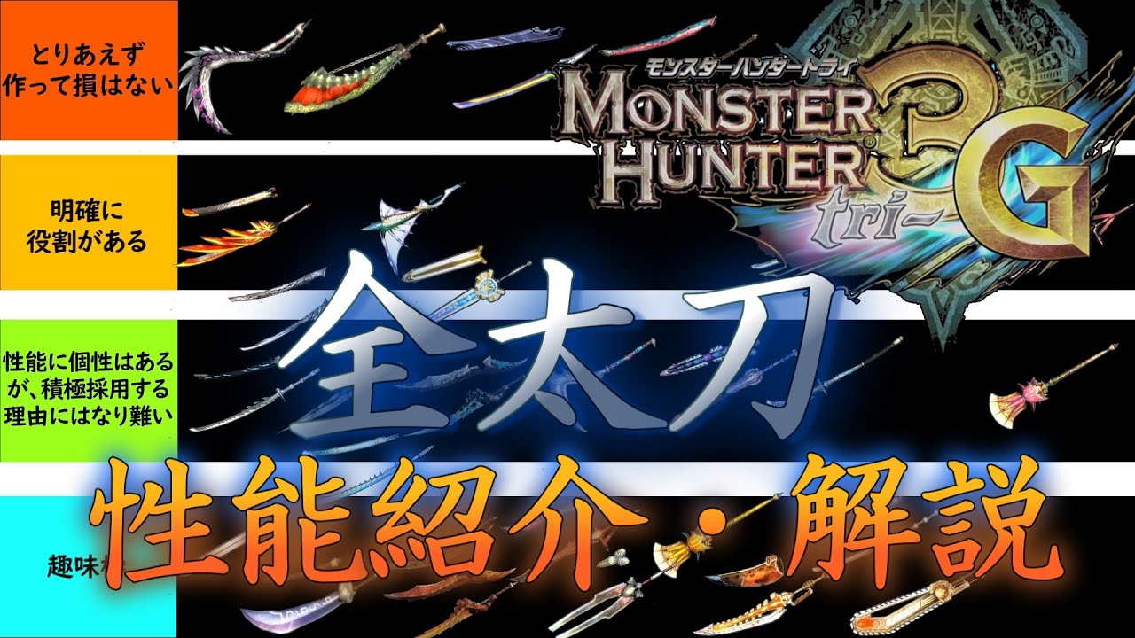 MH3G] All Tachi Explanations for those who are new to Tachi [Slow