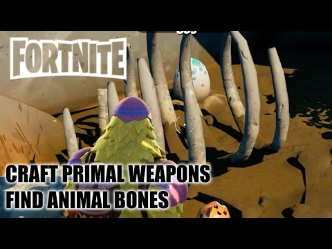 Fortnite – Craft Primal Weapons & Find Animal Bones Location