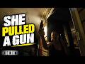 Crazy Woman Pulls a Gun on a Deputy