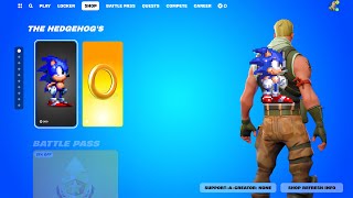 Fortnite x Sonic The Hedgehog!!