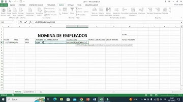 Tutorial Cómo Hacer una Nómina en Excel Paso a Paso | Fácil y Rápido