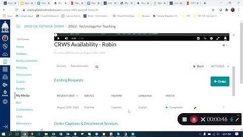 Viewing and Editing Captions in Kaltura Media