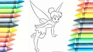 Tinker bell coloring pages | fairy coloring pages of tinker bell