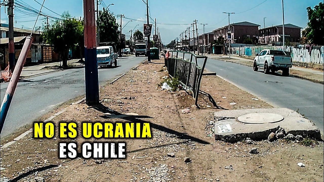 ESTO NO ES UCRANIA... ES SAN BERNARDO | Av. Lo Blanco destruida