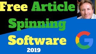 Google Spinner Updated 2019 (Free Article Spinning Software) screenshot 3