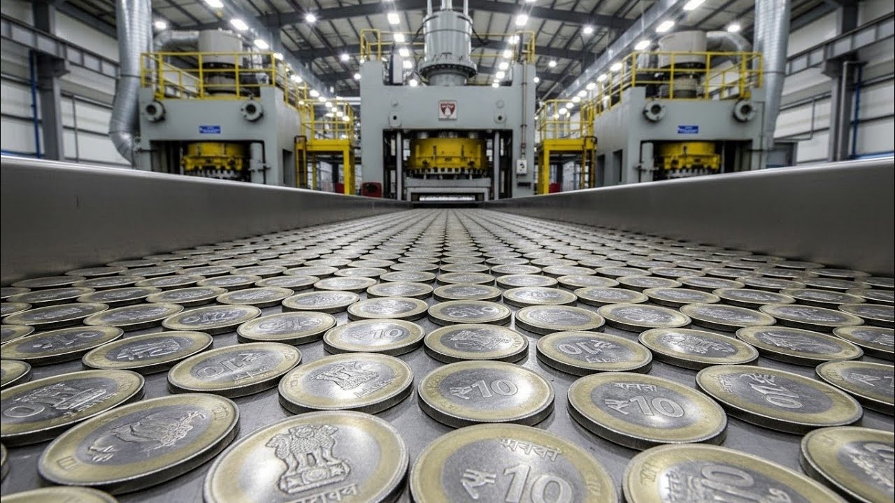 How Millions Of INR ₹ (Coins) Are Made: Secrets Of Indian Coin Manufacturing