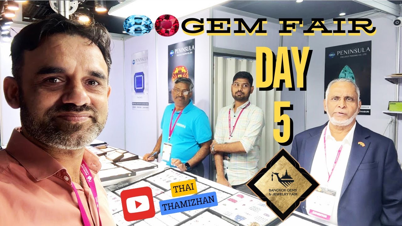 🌟 Tamil pride shines bright at the Bangkok Gem & Jewelry Fair! 💎    Day-5. #vlog