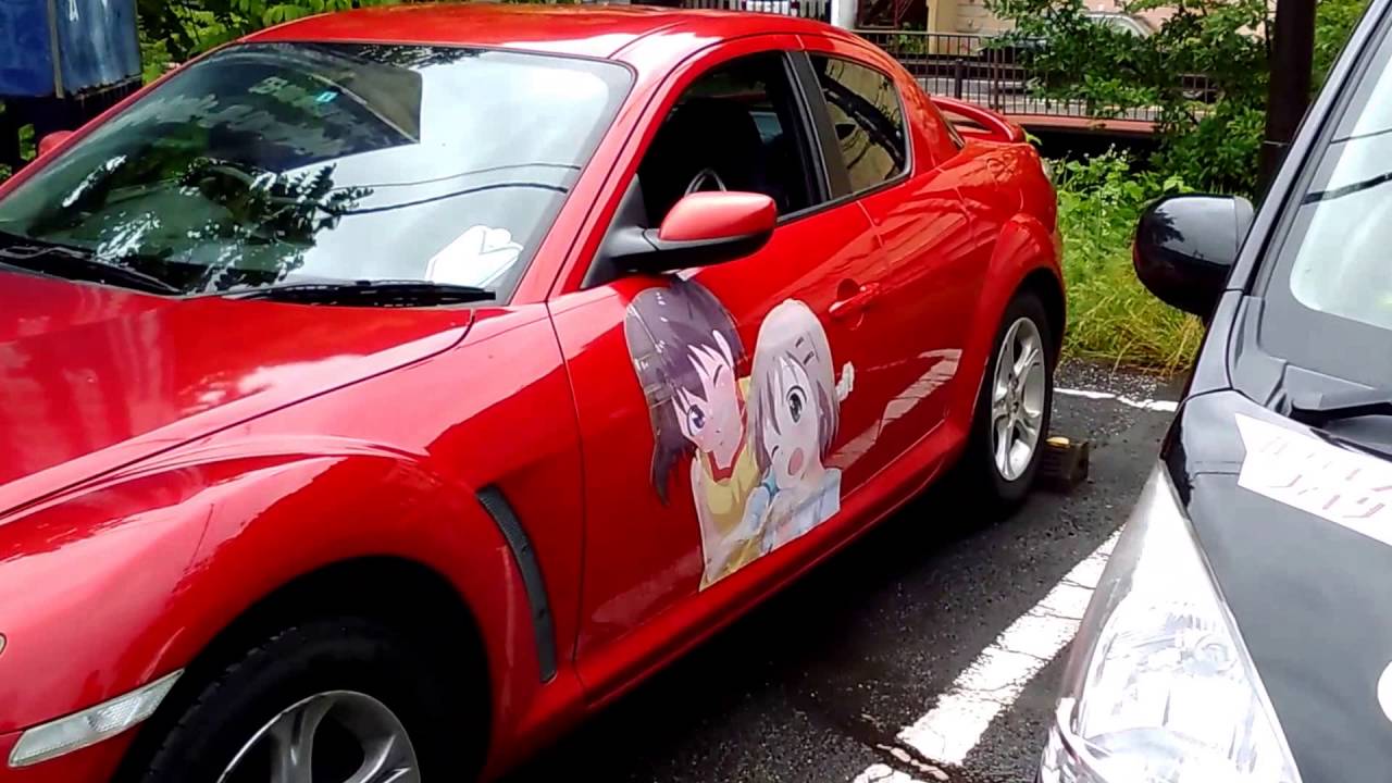 アニメ痛車でヤマノススメ号イベントに のコピー Youtube