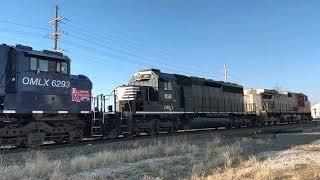 BNSF Power Move Through Montgomery, Illinois