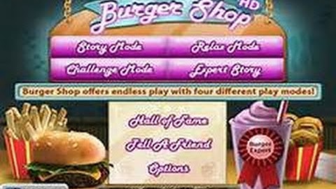 My First Official Video! Burger Shop (Part 1)