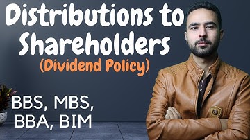 Dividend Policy | Financial Management | BBS 2nd finance Chapter 10 | MBS, BBA, BIM