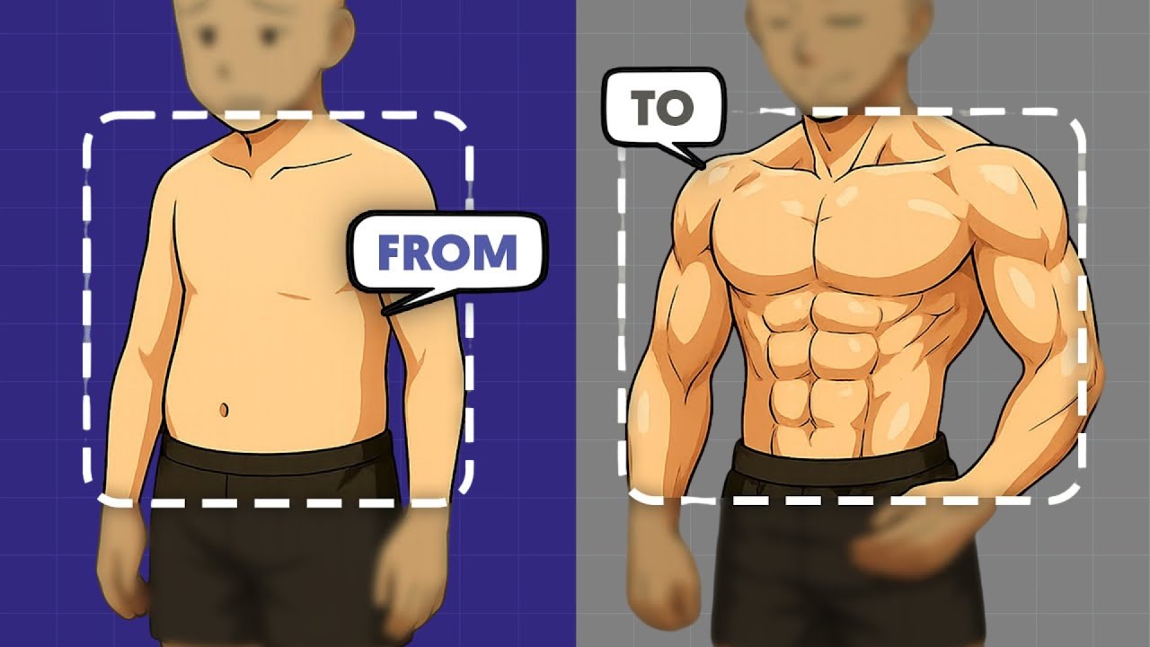 How to actually build muscle at home (no weights) - YouTube