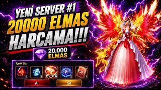 YENİ SERVER #1 20000. ELMAS HARCAMA  VE 40 LVL OLDUK !!! screenshot 3