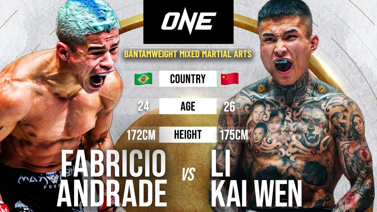 INSANE VOLUME 🤯 Fabricio Andrade vs. Li Kai Wen | Full Fight Replay -  YouTube