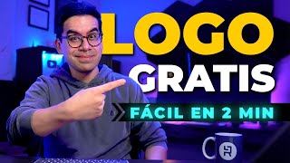 Cómo hacer un LOGO GRATIS Online para NEGOCIO en 2 minutos 🚀 Fácil con fondo transparente 😎 2025