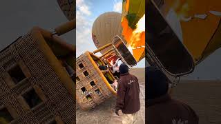 How Hot Air Balloons Inflate