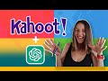 Create kahoot with ease using chatgpt