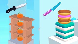 Celebrity Almost Cut vs Slice Master - Very Satisfying and Relaxing ASMR Slicing Game Net Worth