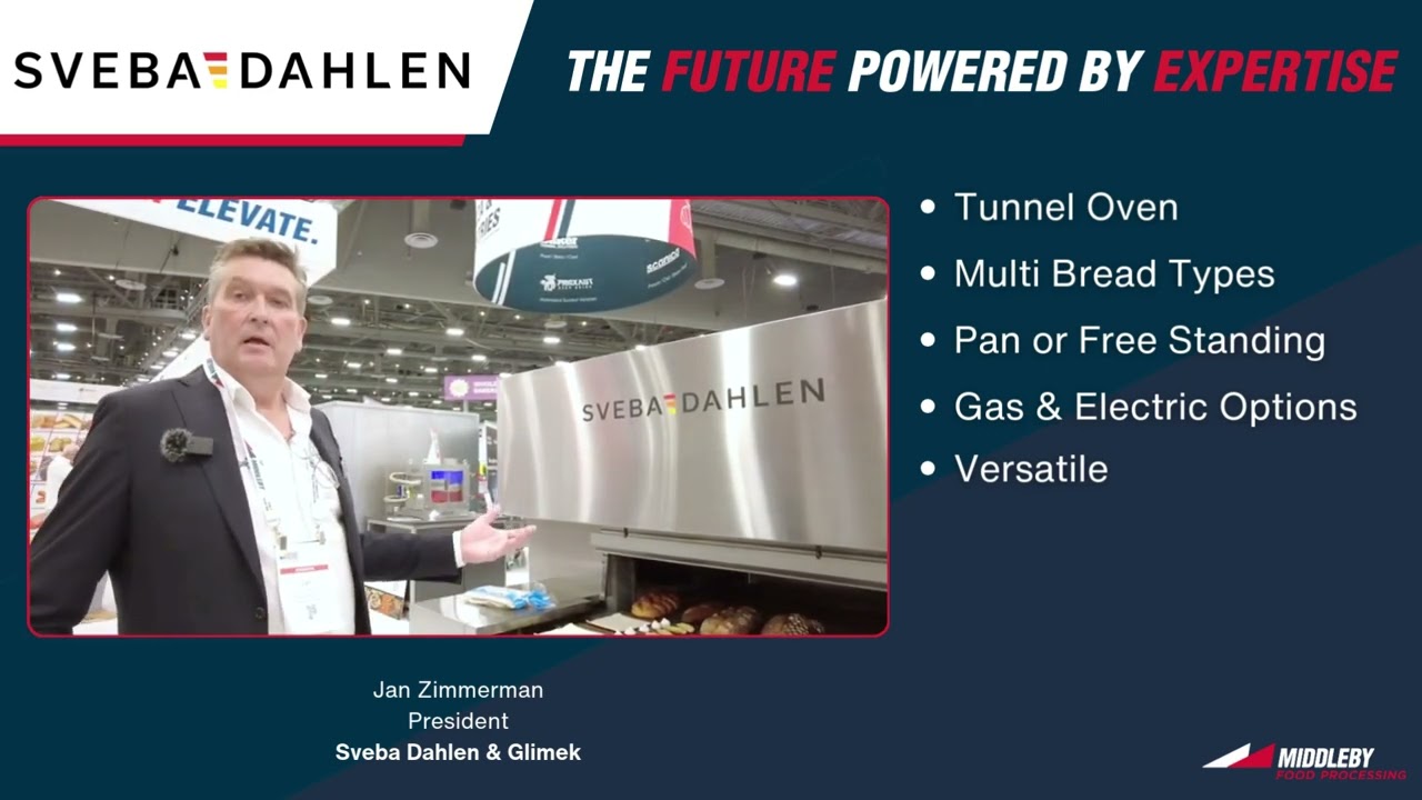 Join our CEO, Jan Zimmermann, as he presents the Sveba Dahlen Tunnel Oven at the IBIE 2025 show