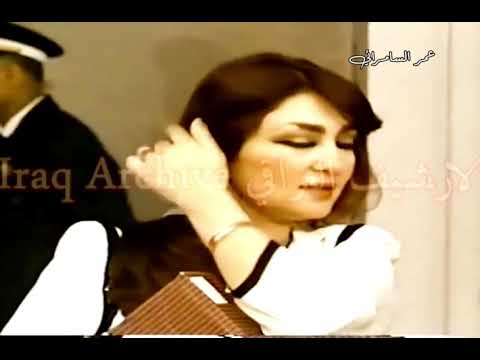 كاظم الساهر و هو يتحدث عن لوحة ليلى العطار مع قصيدة إني خيرتك