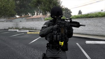 EUP Armed Police Officer by Hanako/tramter! GTA 5 Mods